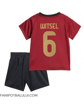 Belgia Axel Witsel #6 Echipament de Fotbal Replică European 2024 Copii Acasa (+ Șorturi)